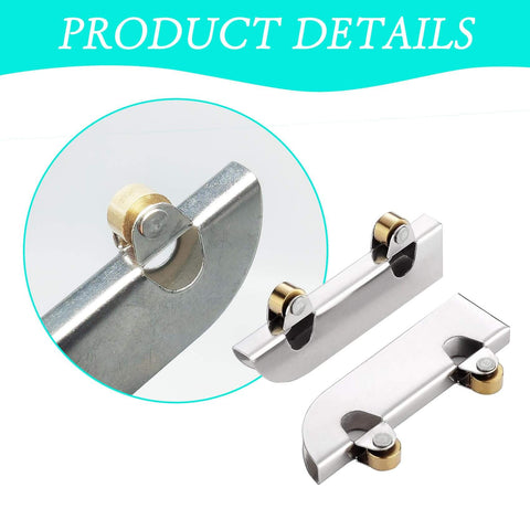 5mm Sliding Glass Door Rollers Set Built Tough Heavy Duty Stainless Steel Replacement Wheels 10 Pcs Copper Wheels view