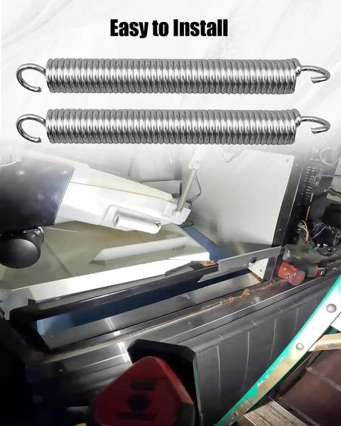 Beefy Extension Spring For IM 500SAA IM240 Ice Machine Series Replacement Part Keeps Tension And Reset For Smooth Precise Actuator Action And Long Lasting Performance, chrome coil spring