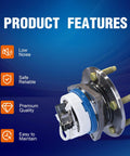 Beefed Up Front Wheel Hub Bearing Assembly 5 Lug ABS Fit GM Cars Including Buick LaCrosse LeSabre shown with features.