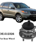 Rear Wheel Bearing And Hub Assembly For Hyundai Santa Fe 2007 To 2020 Veracruz 2007 To 2012 And Kia Sorento 2011 To 2015 5 Lug FWD Replacement