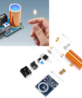 Electromagnetism Learning Tool With Coil Electricity Conversion Module For DIY Teaching, Wireless Power Transfer Kit parts