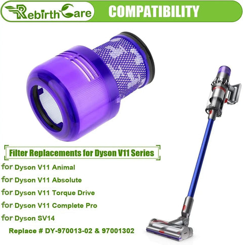V11 And V15 Vacuum Filter Replacement Pack For Torque Drive V11 Animal V11 Extra Series 970013 02 Part filter and vacuum