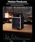 Solid Temperature Box And Sound Dampening Shell For Creality K1 Se And K2 Se 3D Printers displayed in a cozy setting.