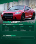 Red Mitsubishi car compatible with Rear Wheel Hub And Bearing Assembly 512382 With ABS For Lancer Outlander 2007 2015