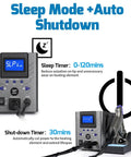 Beast 110W Desoldering Station With Four Nozzles Temperature Controlled Three Preset Channels Tiltable Display ESD Safe