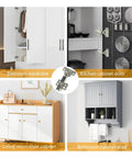 Hydraulic Cabinet Hinges Soft Close Set 10 Or 20 Pcs on bedroom, kitchen, living room, and bathroom cabinets