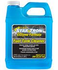 Fuel Tank Cleaner Enzyme Formula That Cleans Sludge Varnish And Deposits, brings back performance, blue 64 oz bottle
