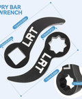 Beast Leverage Crowbar Head Wrench Adapter Set For Half Shaft Removal And Car Repair showcasing 12mm carbon steel design and dimensions.