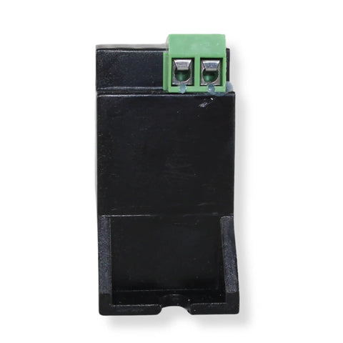 Pro Grade Watt Meter for Home and Shop Electrical Testing, Quick Reads for Wattage, Voltage, Current, PF and Impedance, Peak Mode for Amplifiers, Supports Up To 20,000 Watts, 0 to 150 A RMS, 15 to 100 Hz, 1.3 Inch OLED Display, Model BHG WM black module with green terminal block