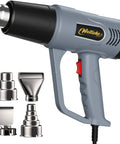 Powerful Dual Temperature Heat Gun With 572F And 1112F Settings Overload Protection Four Nozzles 900 To 1300W Hot Air Tool
