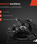 Front Right Steering Knuckle and Wheel Bearing Hub Assembly Direct Replacement for 2011 Kia Optima 2.0L Sedan Passenger Side in steel