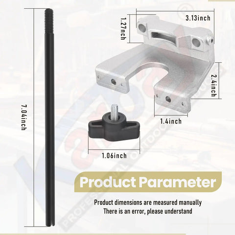 Edge Guide Assembly For 18V One Plus Trim Routers P601 And P206 PCL424B PCL424 R2401 Router Guide 204358001 dimensions