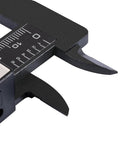 Close-up of 6 Inch Digital Caliper With Large LCD Display And Wide Readout Pro Grade Precision, Metric Imperial And Fraction Measurements.