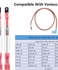 Thermal cut-off kit for Atwood RV water heater; four red-insulated fuses with metal ends.