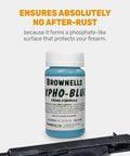 Brownells Oxpho-Blue Creme Gun Blue Cold Bluing Solution For Gunsmithing Maintenance And Cleaning Easy Application Pro Grade Durable Finish With Non Evaporating Cream Formula That Will Not Run Off Ideal For Pistols Rifles And Shotguns 4 Oz bottle