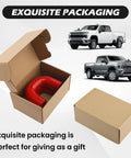 Chevrolet Silverado 2500/3500 HD Front Tow Hook Covers Hitch Cover For 2020-2026 Trucks in elegant packaging box