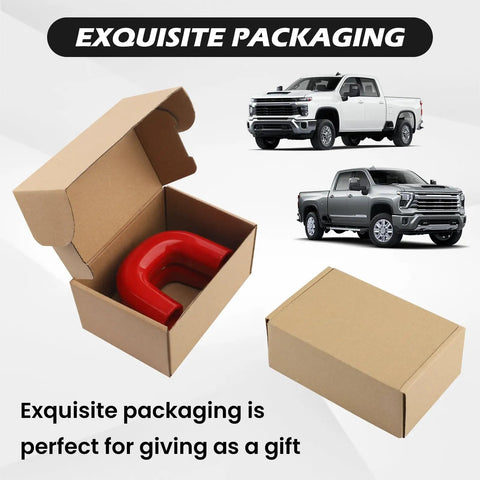 Chevrolet Silverado 2500/3500 HD Front Tow Hook Covers Hitch Cover For 2020-2026 Trucks in elegant packaging box