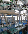 Portable Soldering Fume Extractor With Flexible Nylon Hose And Dual Wing Clamps For Rapid Toxic Smoke Capture in a workshop setup.