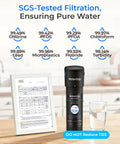 10UA Under Sink Water Filter System Cuts PFAS PFOA And PFOS Lead Chlorine Bad Taste And Odor with filter and test results