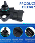 Front view of Direct Fit Map Sensor Replacement For Kia Vehicles with description details and close-up inserts.