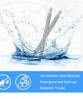 Watch band spring bars set, stainless steel, 1.5mm diameter, for repairing watches (360 pcs)
