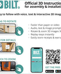 Official BILT 3D instructions for Game Changing Solar Automatic Gate Opener Designed For Heavy Duty Outdoor Chain Link And Wood Gates.