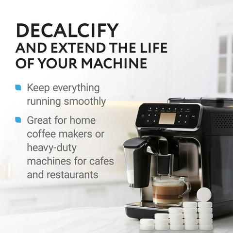 Espresso Machine Descaling Tablets 4G 20 Pack Easy Maintenance To Prevent Limescale And Mineral Build Up Compatible With Breville Jura And Miele Keeps Your Coffee Game Strong And Your Machine Running Smoothly