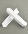 5 Pack Matte White Cabinet Handles For Kitchen Cabinets And Furniture Modern Drawer Pulls Center To Center Five Inches Length