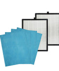 Replacement Filter For KVV And Unbeaten Pets 300 Air Purifiers Pack Of 2, H13 True HEPA With Activated Carbon and Pre Filter
