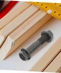 Heavy Duty Double End Stud Bolts Set 4 Piece For Outdoor Construction And Automotive Projects Carbon Steel Dual Ended Screws