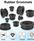 Go To Pro Grade 19mm Drill Hole Rubber Grommets Set Of 12 Top Hat Grommets displaying size and features.