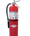 10 Pound ABC Dry Chemical Fire Extinguisher With Wall Bracket For Home And Office, 4A80BC Rating, Quick 20 Second Discharge