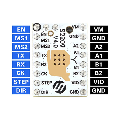 Whisper Quiet TMC2209 V4.0 Stepper Driver Kit With Heatsinks UART Mode 5 Pack Reprap RAMPS 1.4 MKS Gen L SKR V1.3 detail