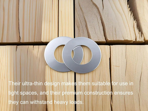 Ultra Thin Stainless Steel Flat Washer Set For M4 Screws, 8mm Outer Diameter, 0.1mm Thick, 200 Pack, Lightweight Shim Spacers