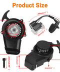 Alloy Easy Pull Recoil Start Ignition Coil For 47cc 49cc 50cc 2 Stroke Engines with size measurements shown
