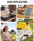 Image showing Gust B11 Mix 110000RPM Electric Air Duster And Portable Fan 2 In 1 used for cleaning, inflating, and cooling applications.