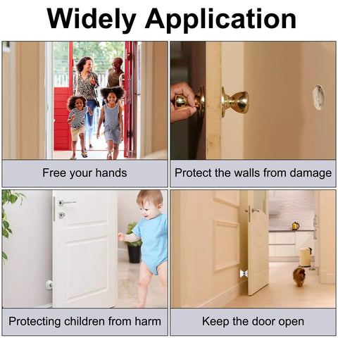 Magnetic RV Door Holder Keeps Doors Open Hands Free for Motorhomes Travel Trailers and Campers White Finish Durable Door Stopper