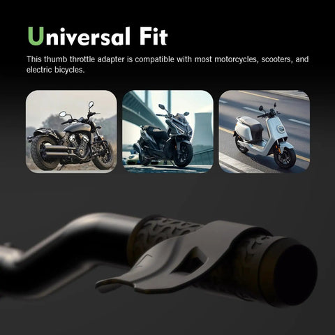 Built Damn Tough Motorcycle Cruise Control With Anti Slip Inner Ring Grip throttle adapter for diverse vehicles.