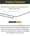 Throttle Linkage And Mechanical Governor Linkage And Governor Spring 3 Piece Set For Briggs And Stratton Engine Control Assemblies 691840