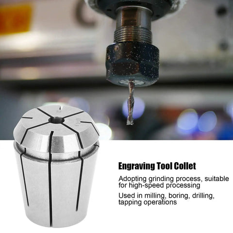 Dead On Precision Spring Collet For Cnc Milling And Engraving Tools Heavy Duty Cryogenic Steel Build Zero Play Runout Solution Solid Grip For Lathes And Routers To Crush Any Project You Throw