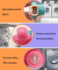 Washer Water Inlet Valve Replacement 120V 60Hz Solenoid For Whirlpool Amana Maytag Front Load Washers No Brainer Install Durable Part You Can Trust Direct Replacement Valve With Easy Fit For Quick DIY Fixes And Long Lasting Performance, close-up and installed view