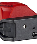 Red and black Syclone Jr USB Rechargeable Work Light 210 Lumen Ultra Compact LED with One Hand 360 Degree Rotating Beam