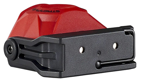 Red and black Syclone Jr USB Rechargeable Work Light 210 Lumen Ultra Compact LED with One Hand 360 Degree Rotating Beam