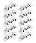 Closet Door Ball Catch Set Easy Install Adjustable Spring Latch Stainless Steel 10 Pairs With Strike Plate Quiet Operation