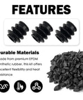 Built Tough Heavy Duty Brake Caliper Slide Pin Bushing Kit Fits Honda Chevrolet Pontiac with EPDM rubber boots