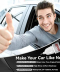 White Car Scratch Repair Pen For Quick Color-Matched Touch Up Paint That Blends Like A Pro next to person in car