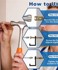 Self-Drilling Drywall And Concrete Anchor Kit With Easy Install Heavy Duty Screws In Yellow Zinc Plated Carbon Steel No Drill Holes Needed Rust Resistant Wall Anchors For Shelves TVs And Heavy Mounts; hammer-in drywall install guide