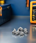 Get Your Machine Running Smooth With This Nifty Heavy Duty Hydraulic Grease Fittings Kit Featuring 30 Durable Stainless Steel Zerk Couplers Perfect For Routine Auto And Industrial Maintenance Tasks Without Breaking The Bank, stainless steel zerk fittings on workbench