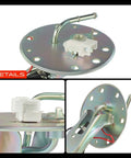 Direct Swap Electric Fuel Pump Assembly For Honda Civic And Acura Integra Drop In Match showing mounting plate and connector details.