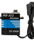 Beefy 12.5 Kg High Torque RC Micro Servo For SCX24 TRX4M And 1:10 And 1:8 Crawlers, Brushless Motor, Metal Gears, Back Wiring, 6V To 8.4V Range